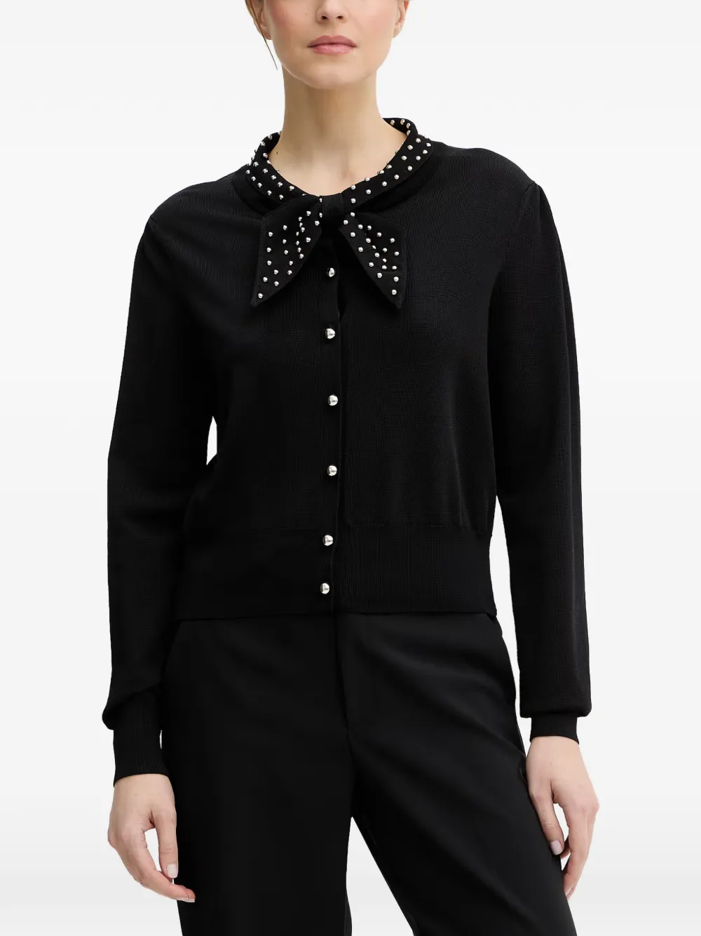 FRACOMINA Verzierter Cardigan - Schwarz