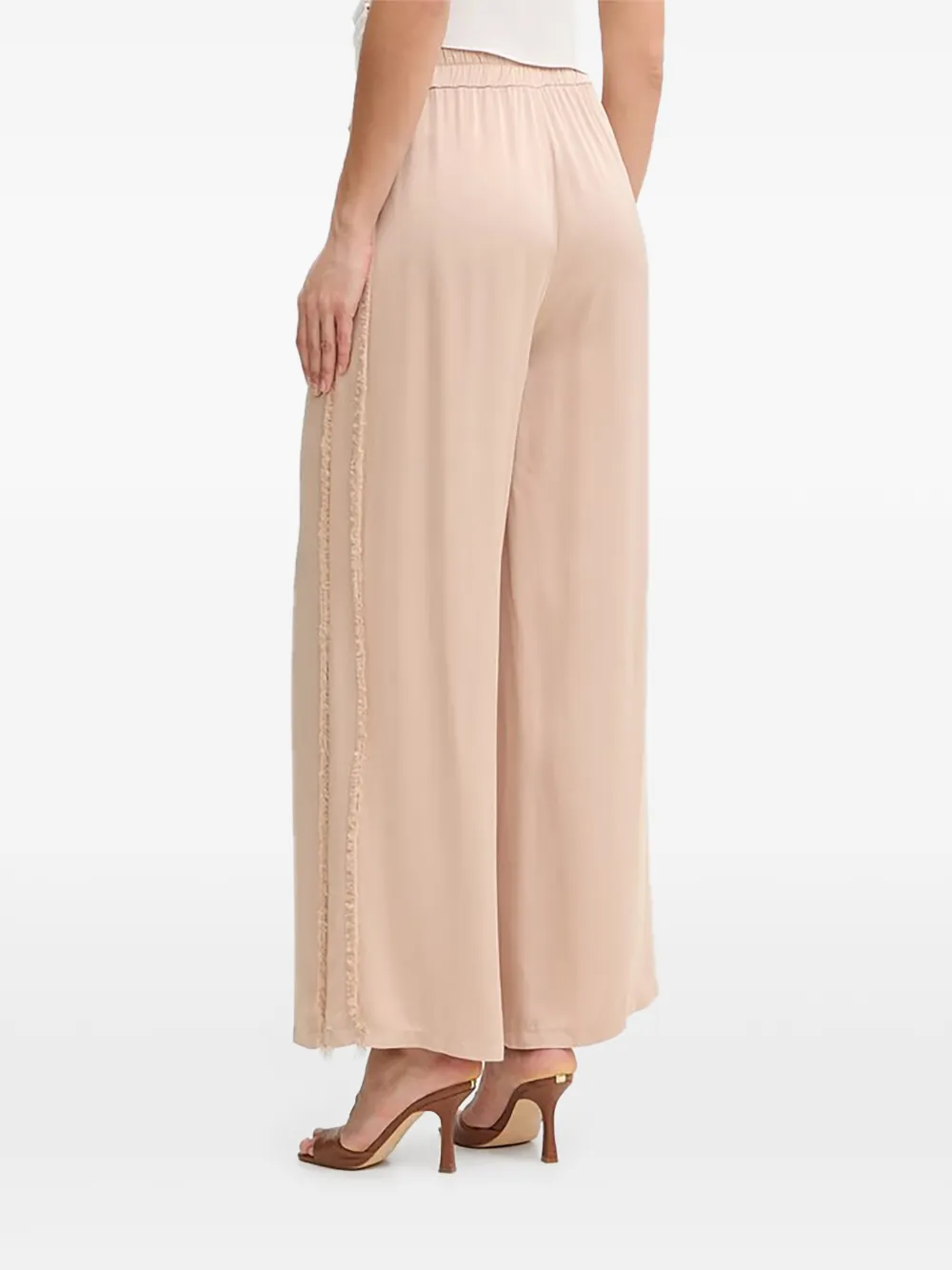 FRACOMINA Broek met franje Beige