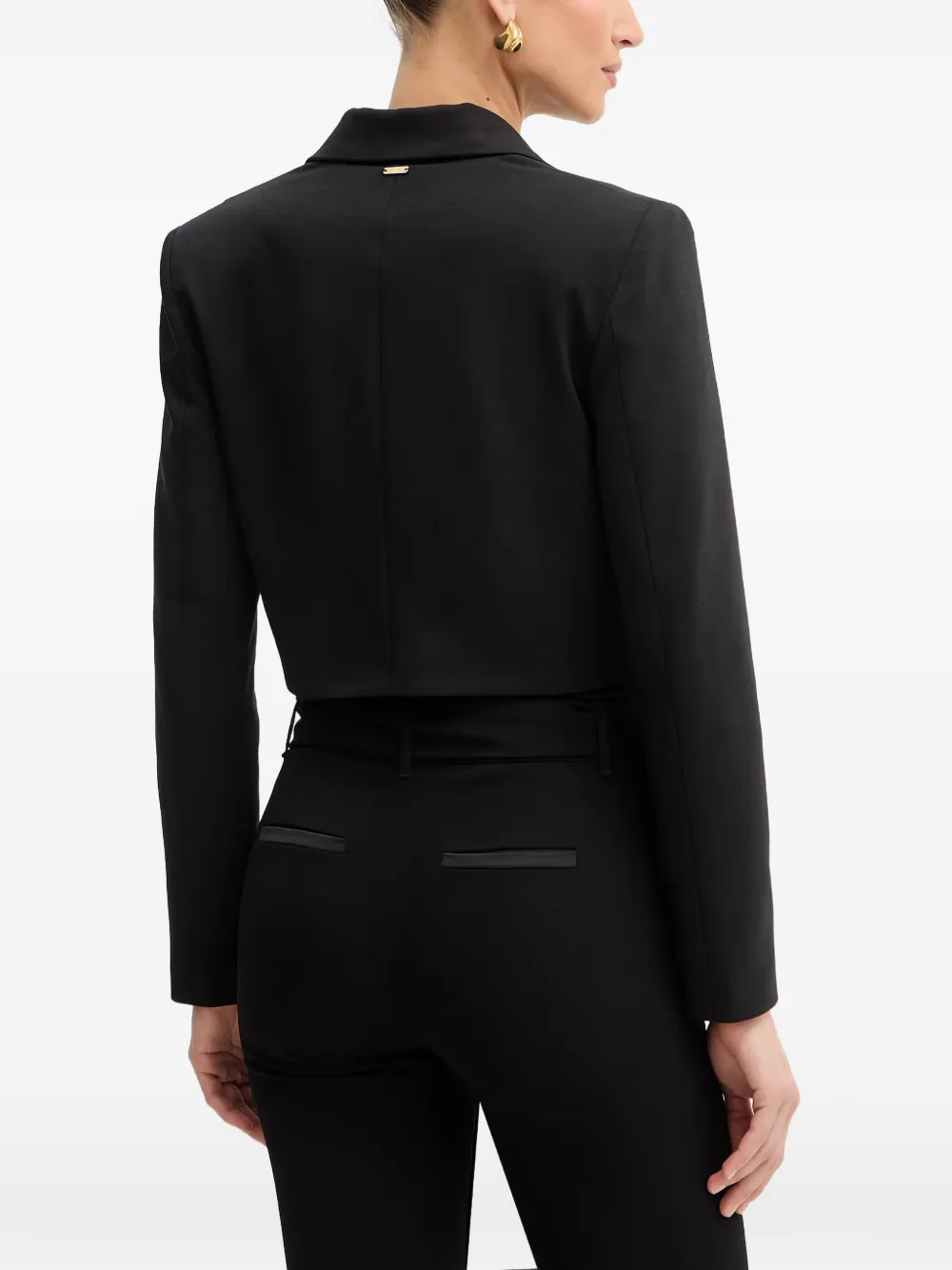 FRACOMINA Blazer met logodetail Zwart