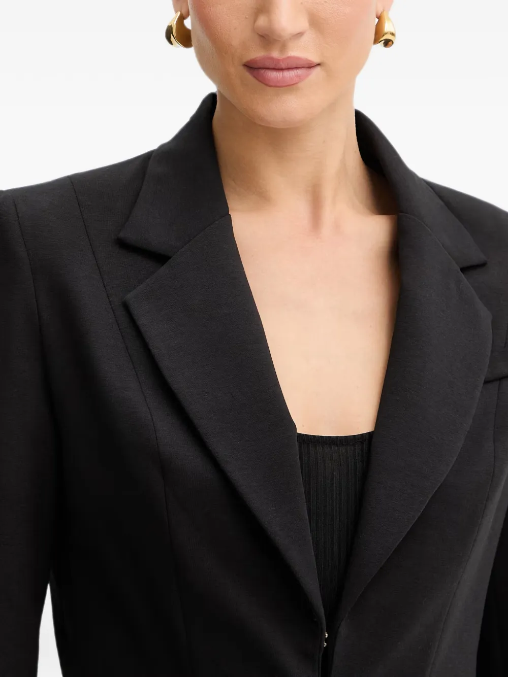 FRACOMINA Blazer met logodetail Zwart