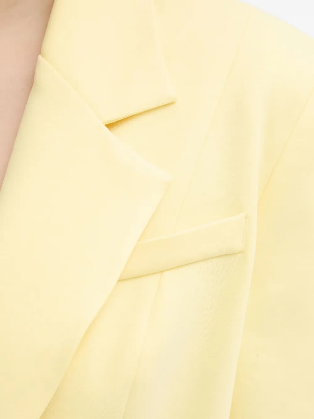 FRACOMINA Cropped blazer Geel