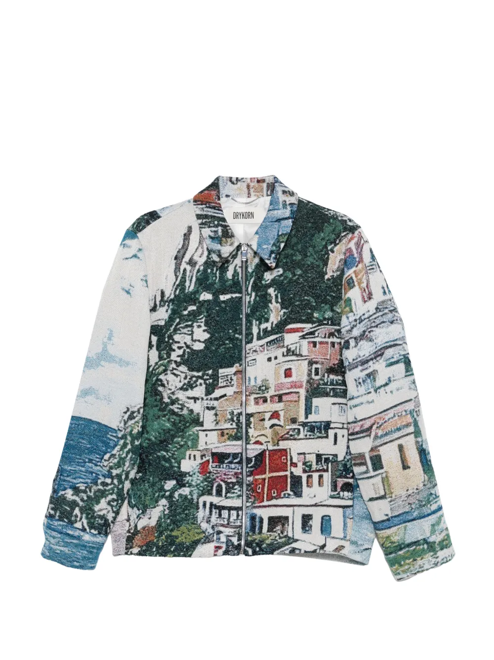 Drykorn Jottar jacquard jacket - Verde