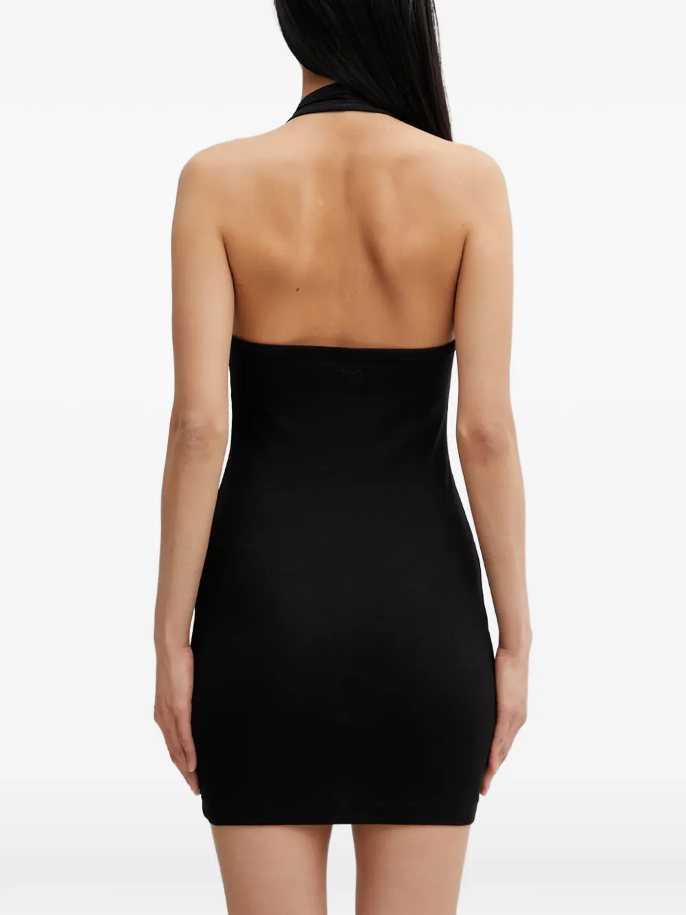 VETEMENTS Geribbelde mini-jurk Zwart