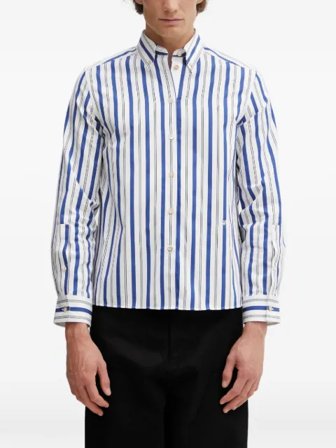 Wales Bonner Daylight striped embroidered shirt