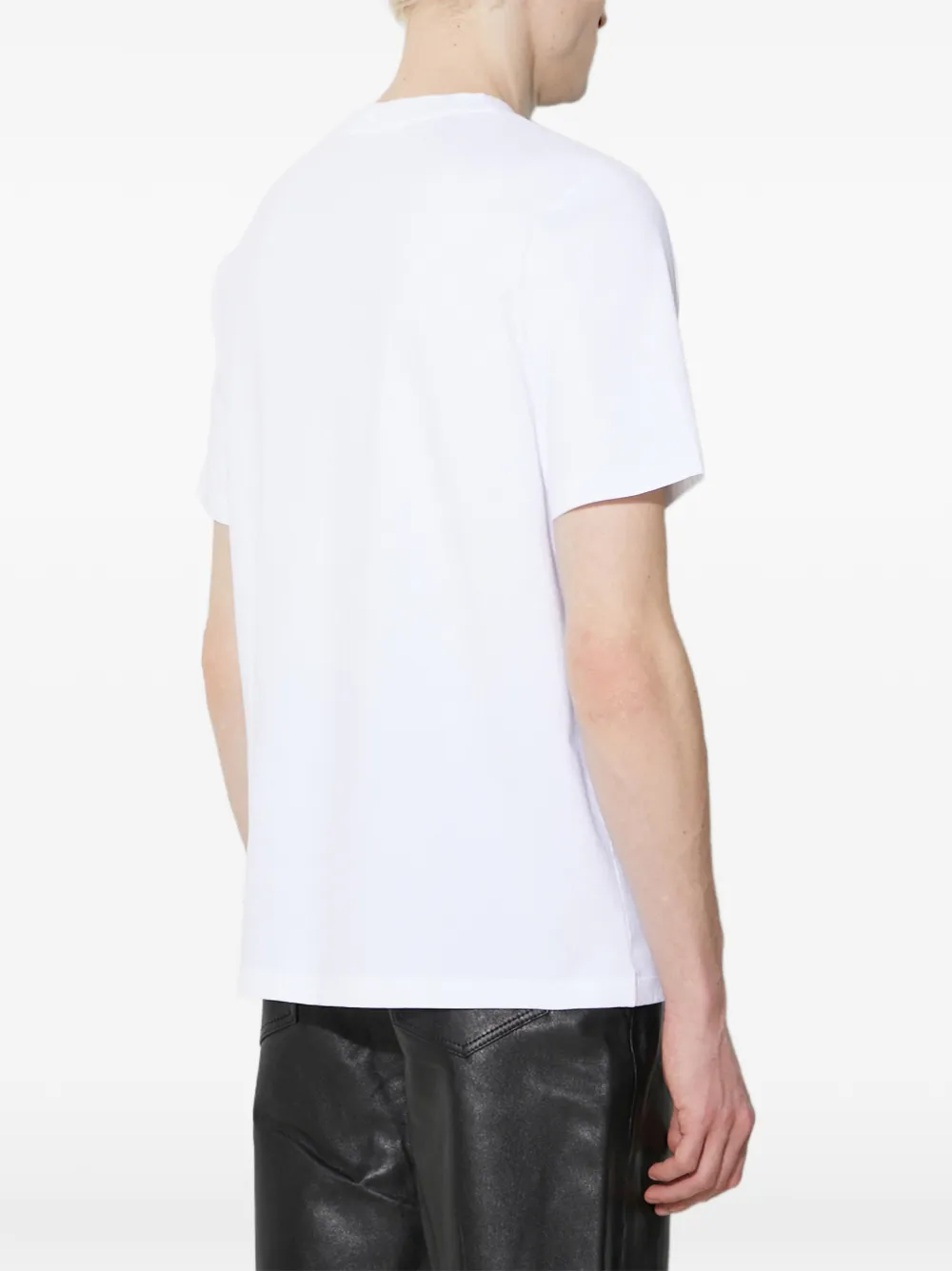 Wood T-shirt met logoprint Wit