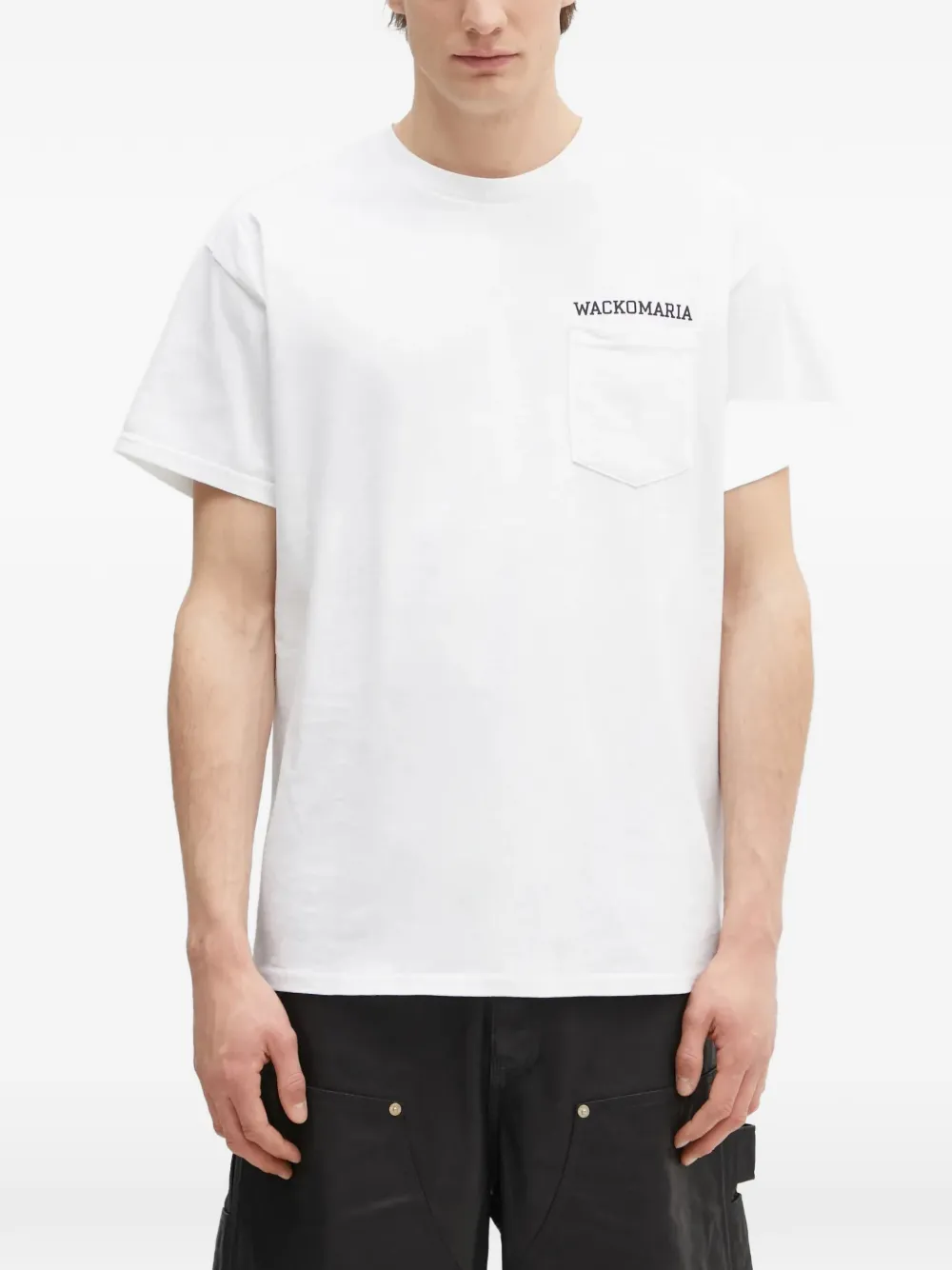 WACKO MARIA x Keith Haring graphic-print chest-pocket T-shirt