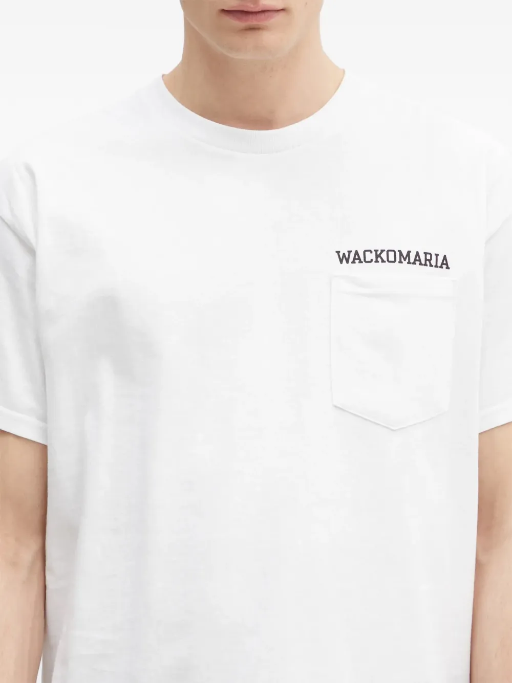 WACKO MARIA x Keith Haring bomberjack met grafische print en borstzak Wit