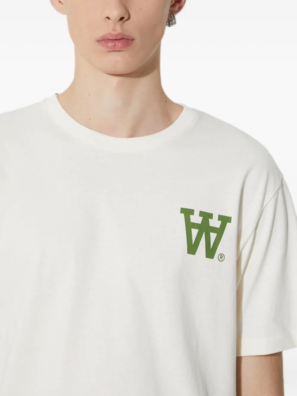 Wood Katoenen T-shirt Wit