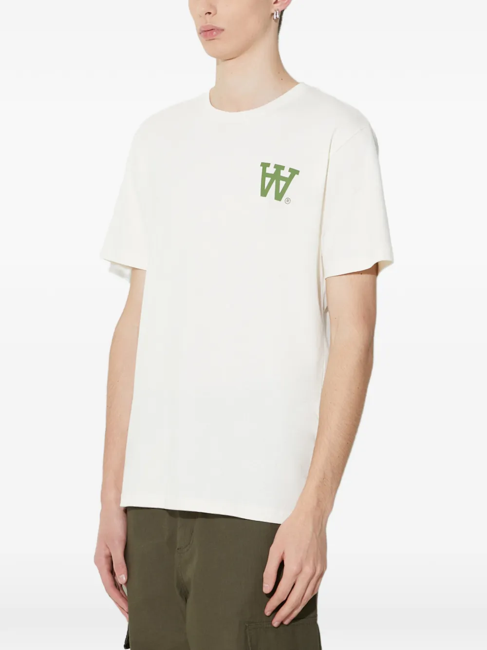 Wood Katoenen T-shirt Wit