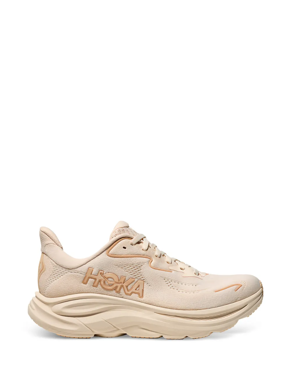 HOKA Clifton 10 Wide "Vanilla Birch" sneakers Beige