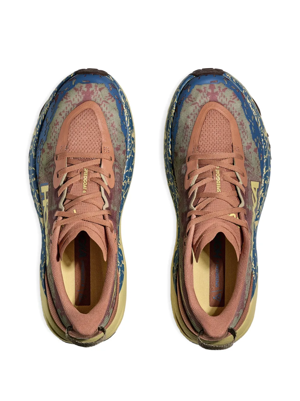 HOKA Speedgoat 6 sneakers Geel