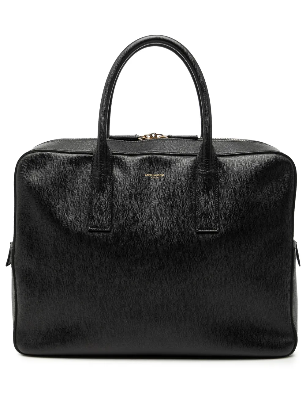 Saint Laurent Pre-Owned 2013 Medium Grain De Poudre Museum Briefcase business bag - Nero