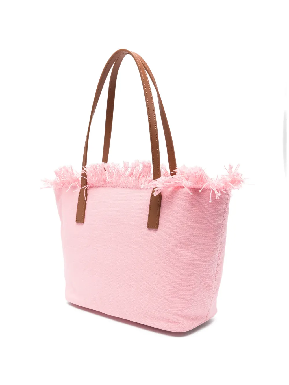 MC2 Saint Barth Meidum City shopper met franje Roze