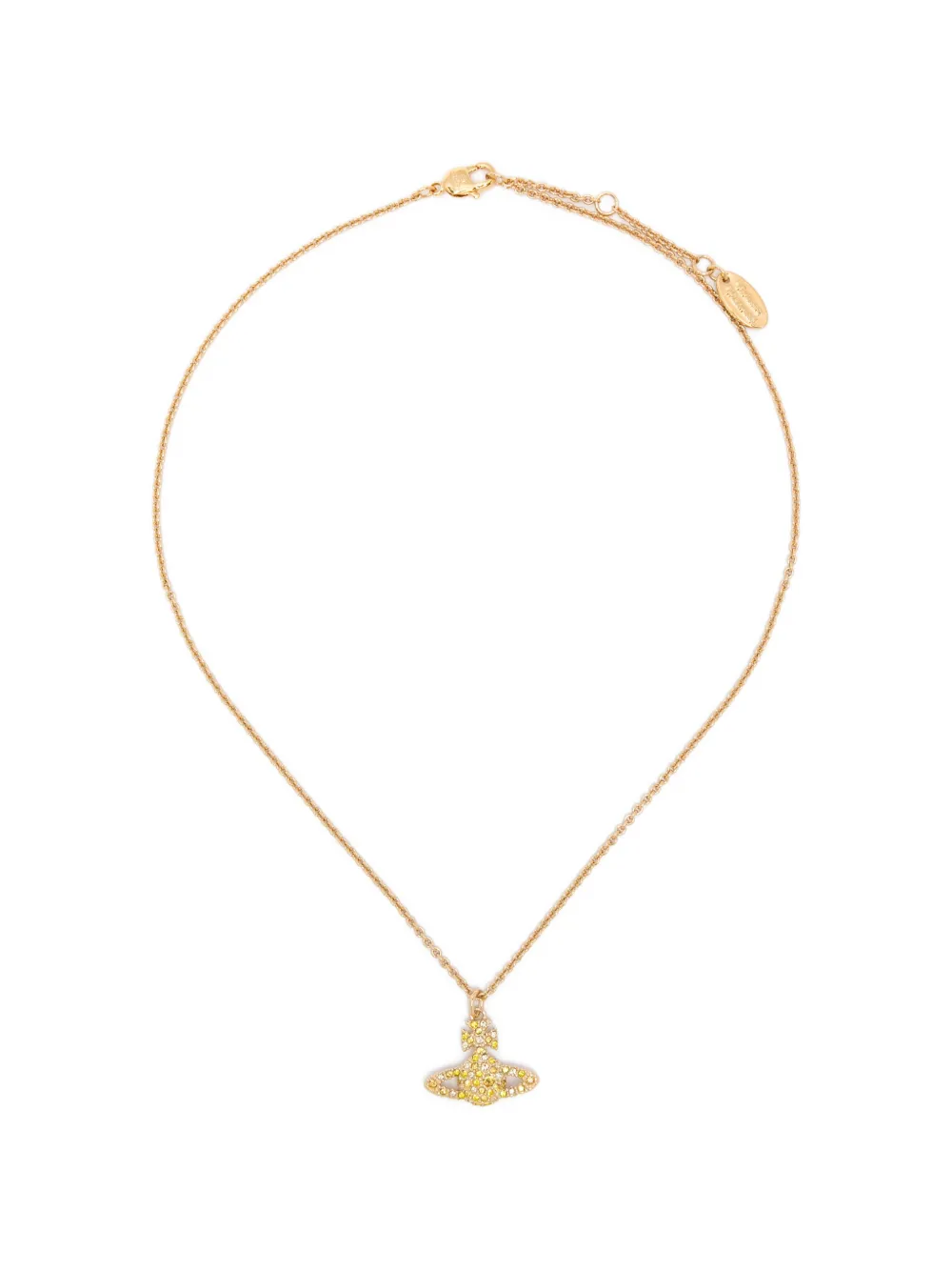 Vivienne Westwood Grace Bas relief pendant necklace - Oro
