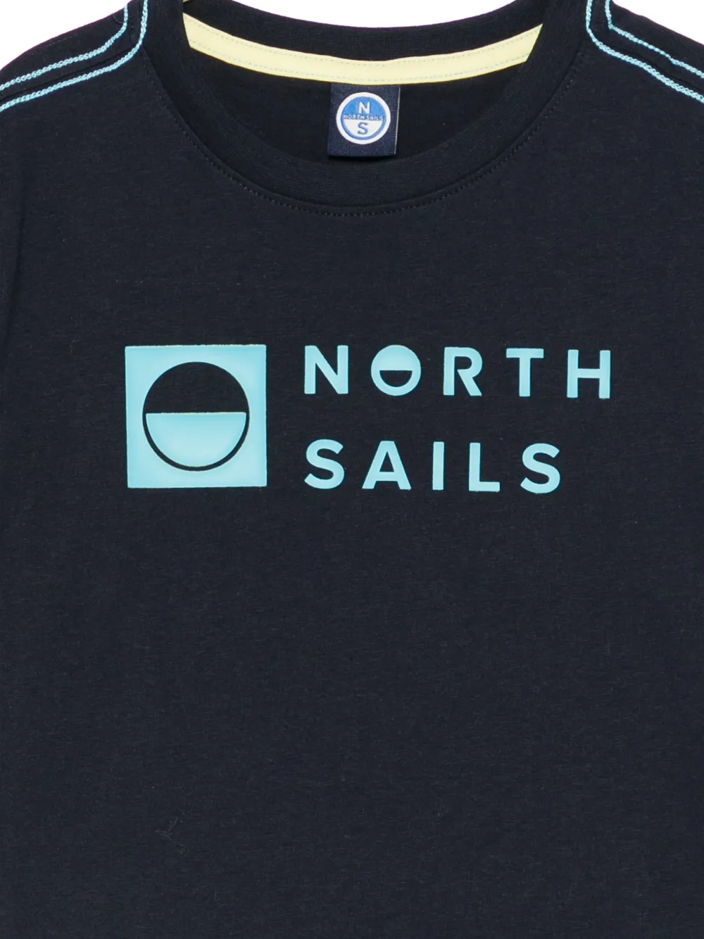  North Sails Kids Logo-print T-shirt - Black 