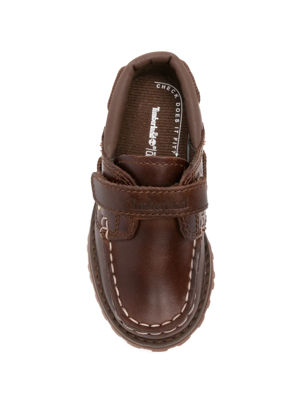 Timberland Kids Leren bootschoenen met logo Bruin