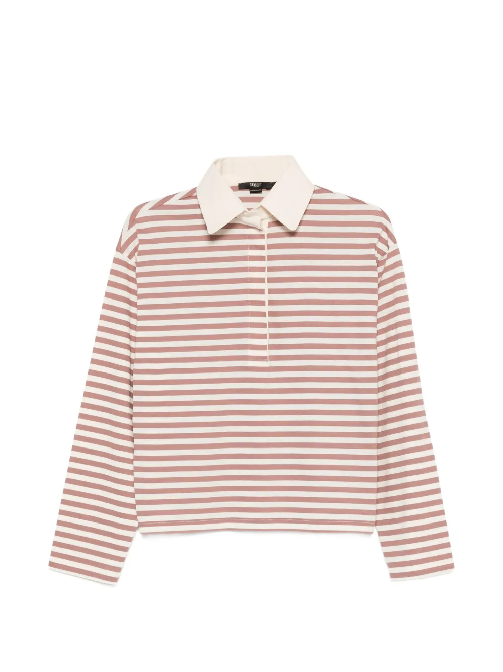 Seventy striped polo shirt - Marrone