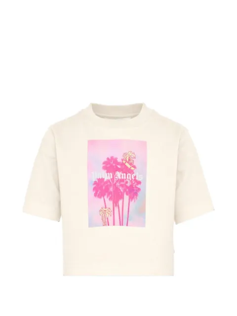 Palm Angels Kids logo-print T-shirt