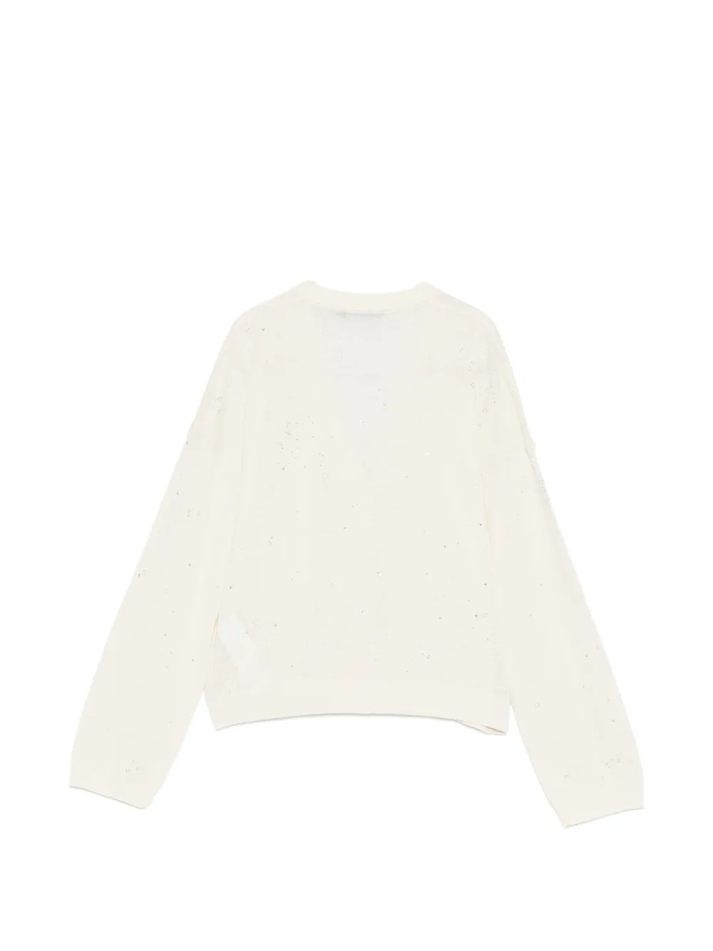  Seventy Sequin V-neck Cardigan - Neutrals 