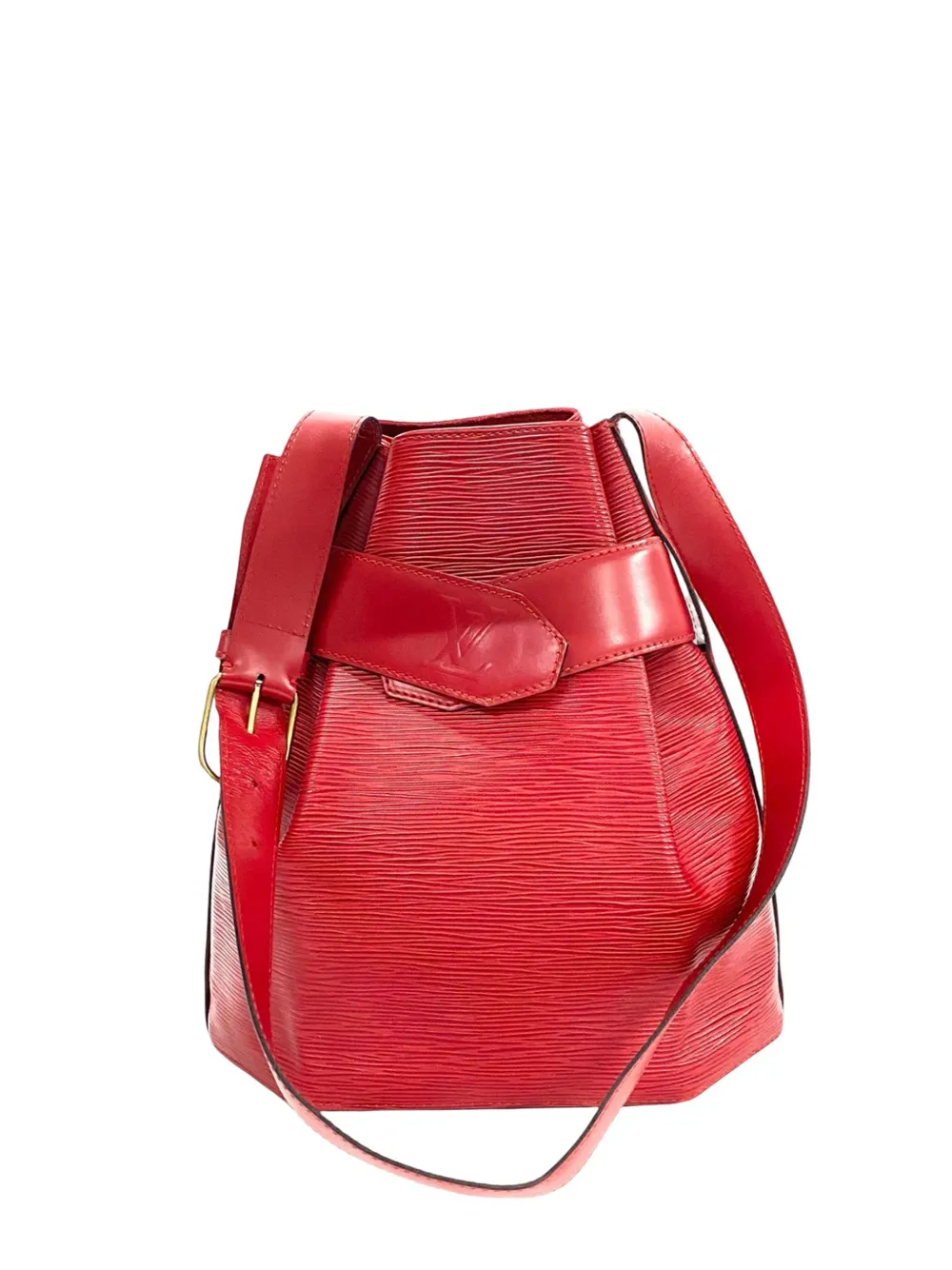 Louis Vuitton Pre-Owned 1996 Epi Sac D Epaule PM bucket bag - Rosso