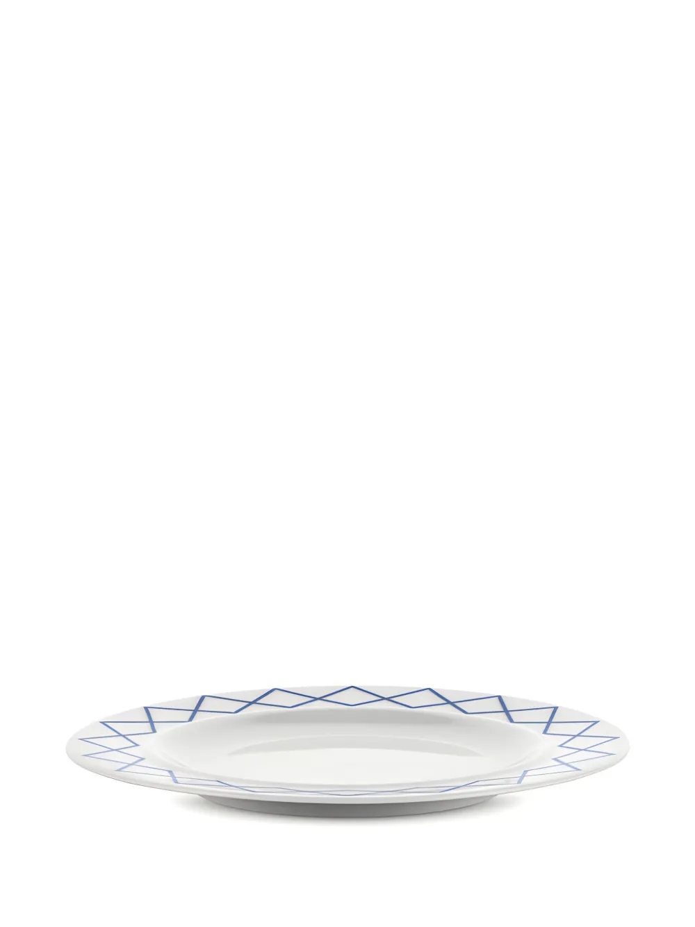 Alessi Piatti da dessert My Beaut China con motivo geometrico (4 pezzi) - Bianco