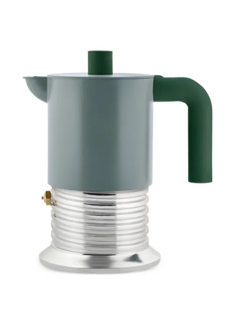 Alessi ribbed-design espresso maker