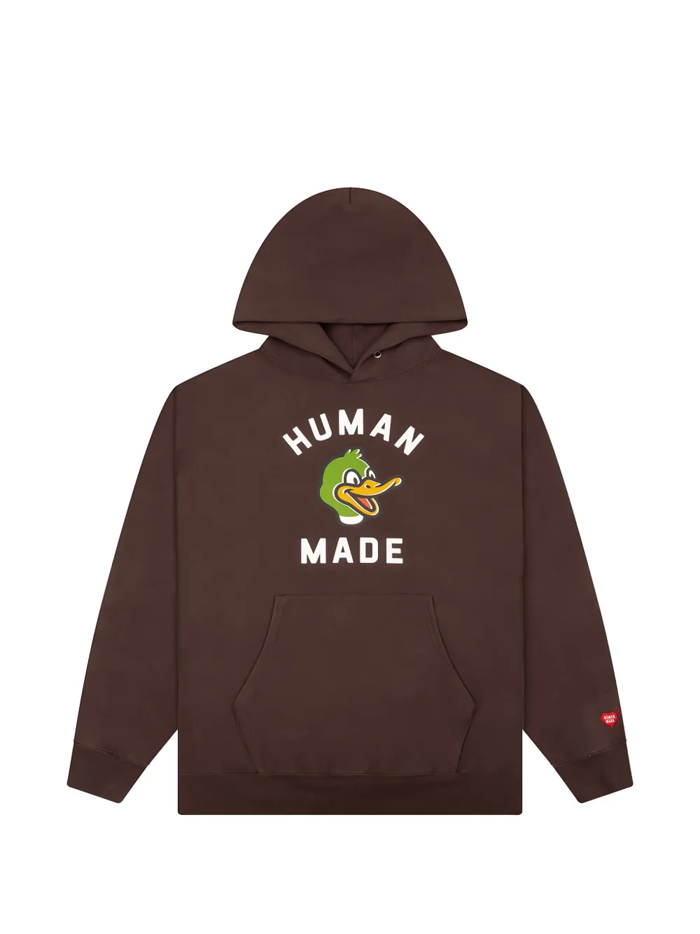 Human Made graphic heavyweight hoodie - Marrone