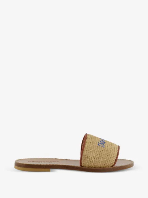 DSQUARED2 KIDS logo-embroidered sandals