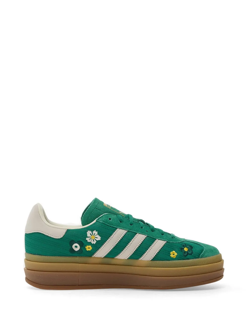 adidas Gazelle Sneakers mit Blumenstickerei - Grün