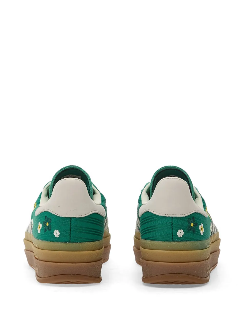 adidas Gazelle sneakers met geborduurde bloemen Groen
