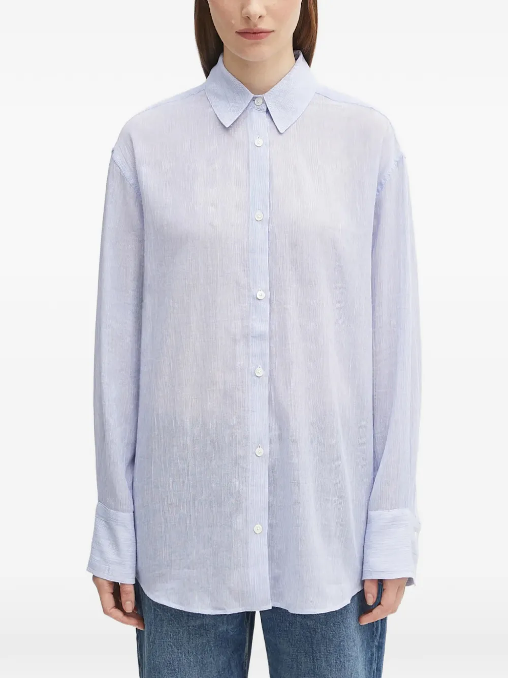 ANINE BING Camicia a maniche lunghe - Blu