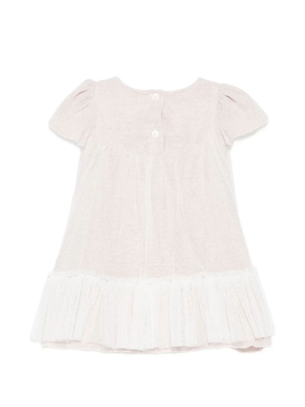  Lalalu Ruffled Dress - Neutrals 