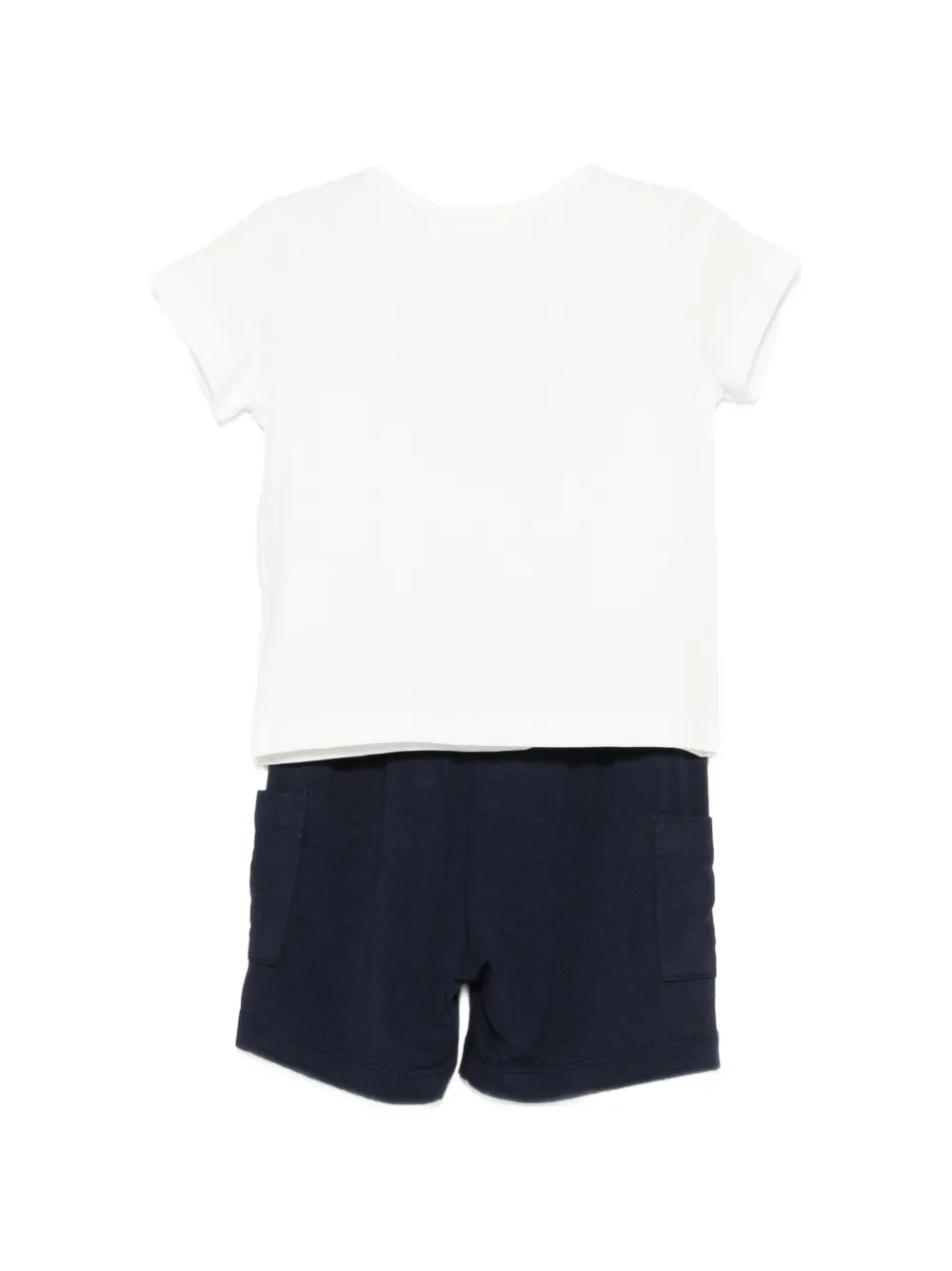  Lalalu Printed Short Set - White 