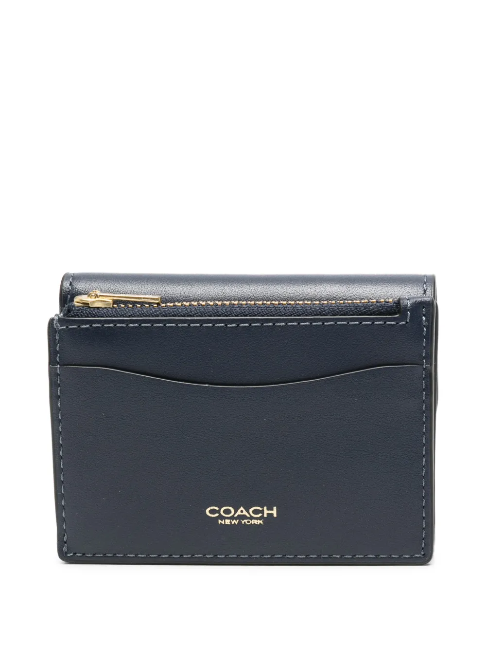 Coach Cartera Con Placa Del Logo - Azul 