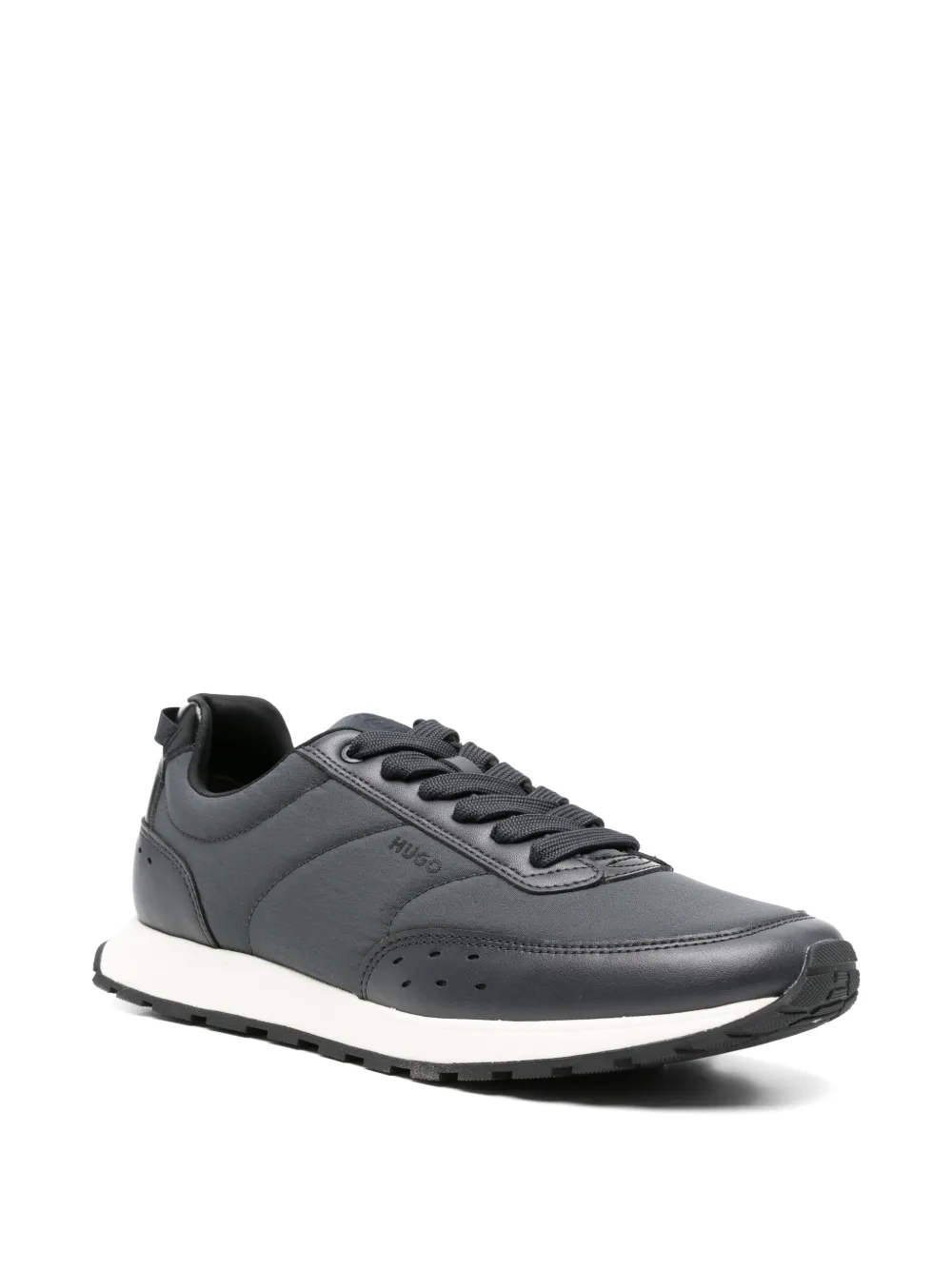 BOSS Gewatteerde sneakers Blauw