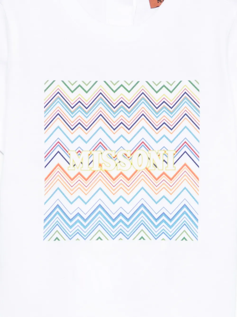  Missoni Kids Zig-zag Pattern T-shirt - White 