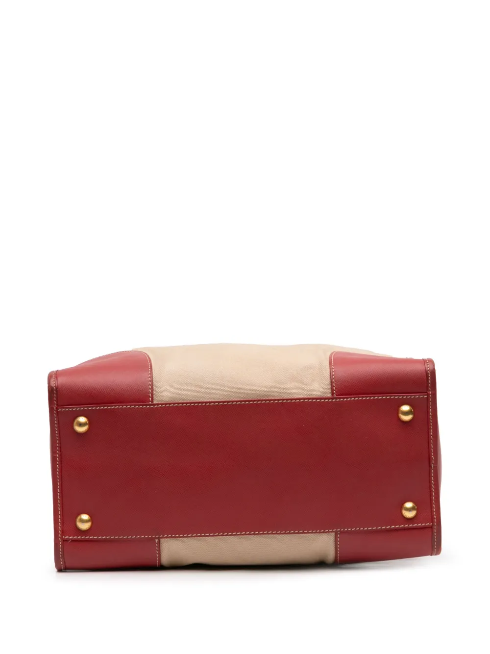 2010-2026 Saffiano Trimmed Canvas Canapa Satchel
