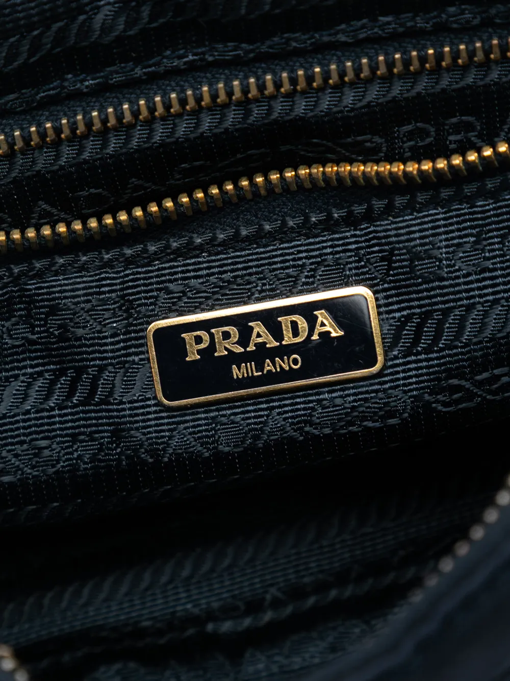 2000-2013 Saffiano Trimmed Tessuto Chain Crossbody Bag
