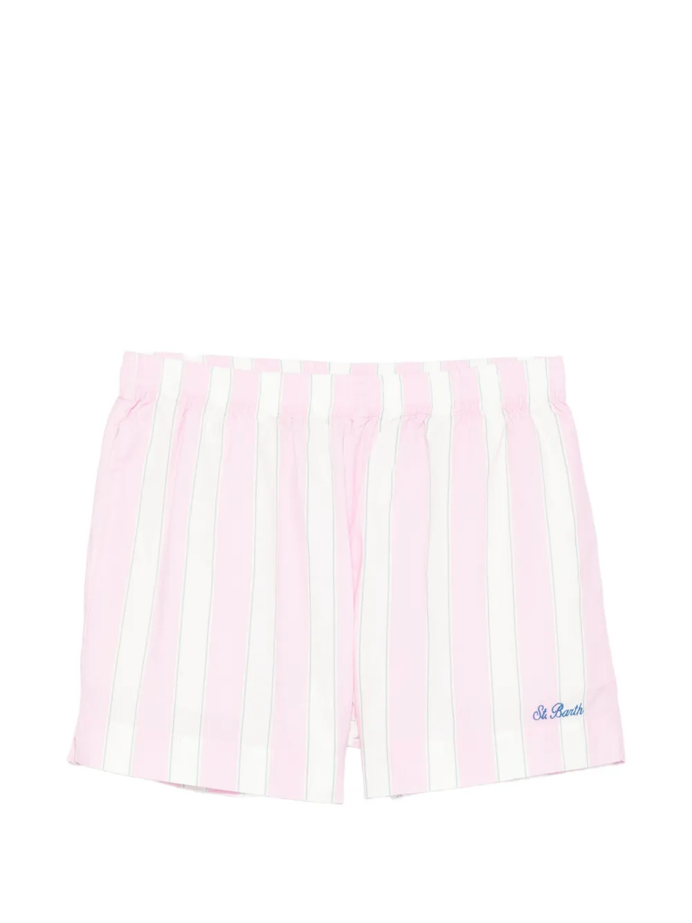 MC2 Saint Barth short à rayures - Rose
