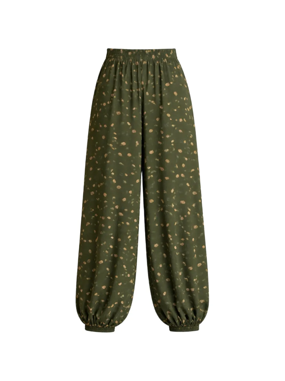 Adriana Degreas - Calça com padronagem - mulher - Viscose - G - Verde