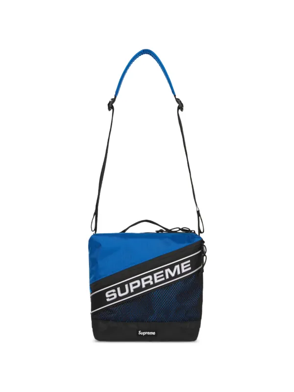 Supreme ロゴ ショルダーバッグ | ブルー | FARFETCH JP