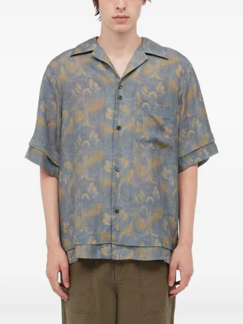 Wales Bonner short-sleeve pattern shirt