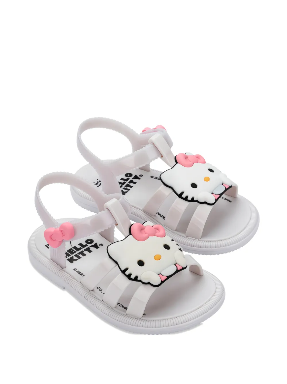 Mini Melissa x Hello Kitty Hip sandalen met strikdetail Wit