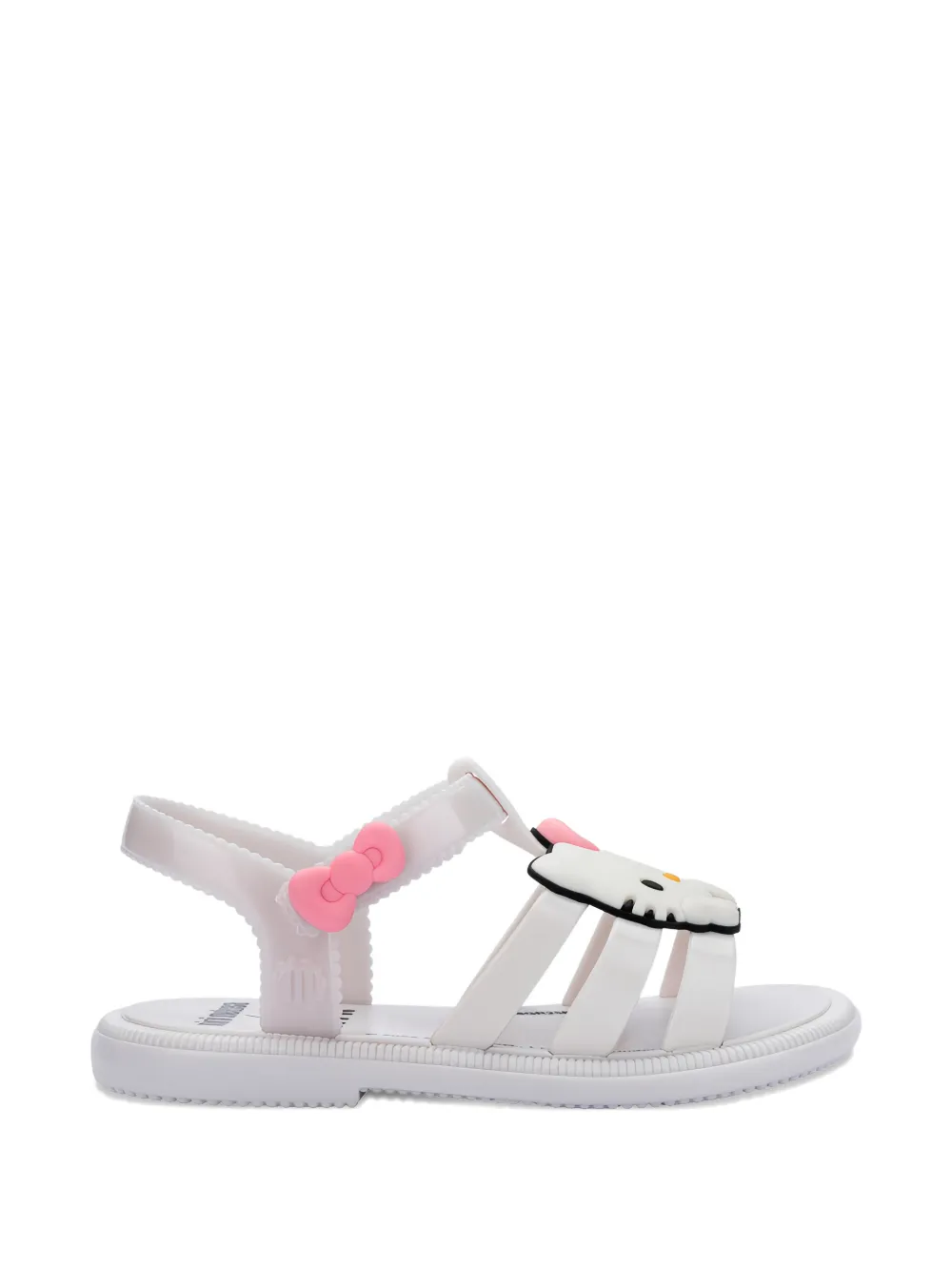 Mini Melissa x Hello Kitty Hip bow-detail sandals - Bianco