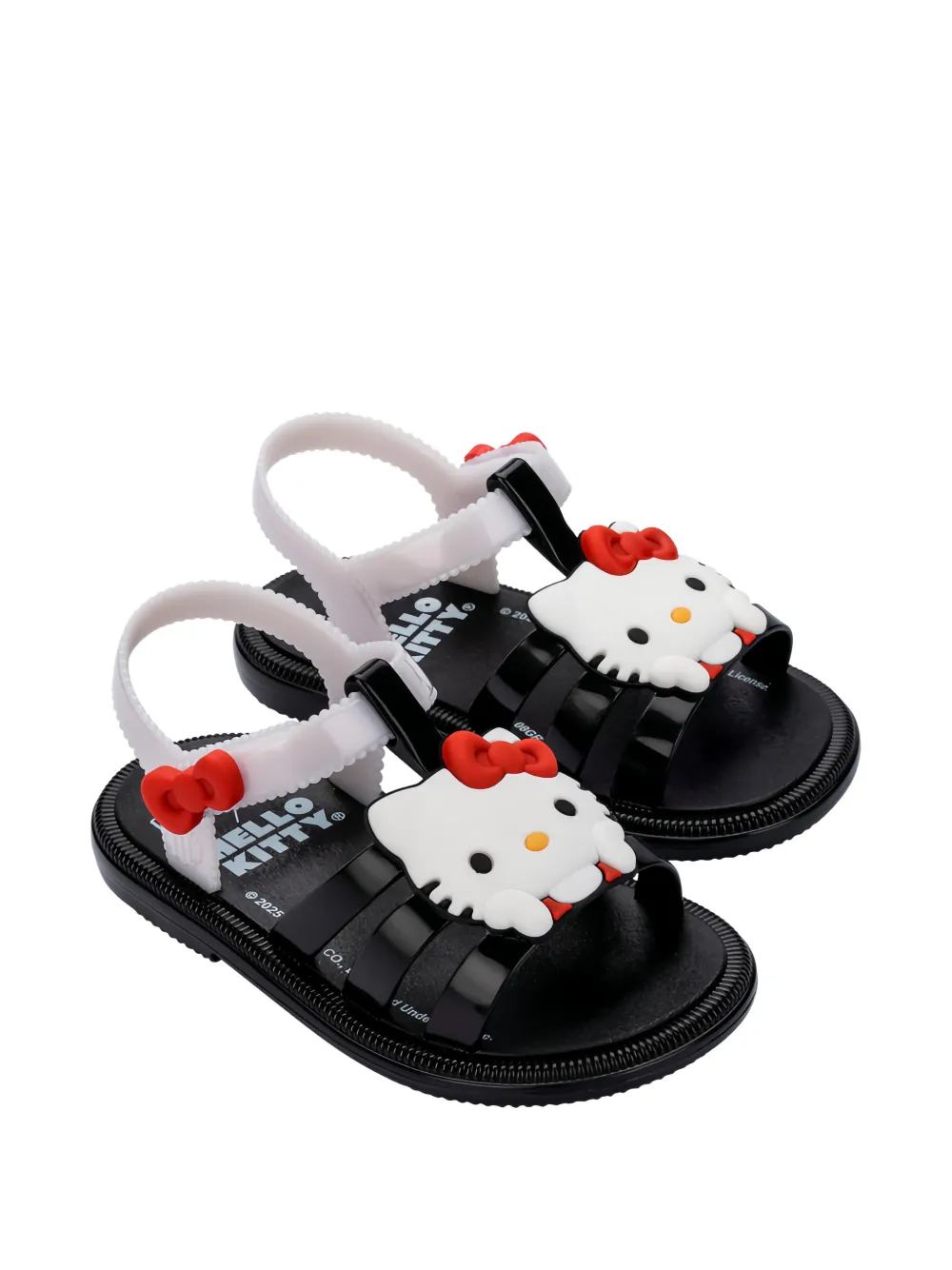 Mini Melissa x Hello Kitty Hip sandalen Zwart