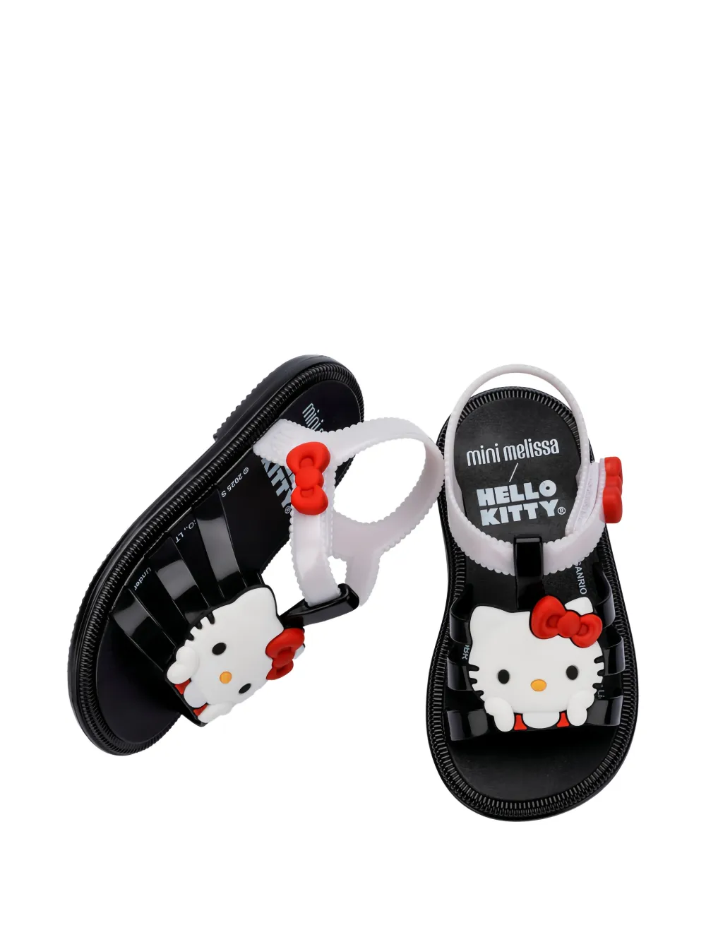 Mini Melissa x Hello Kitty Hip sandalen Zwart