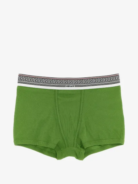 Versace bóxer de canalé Greca