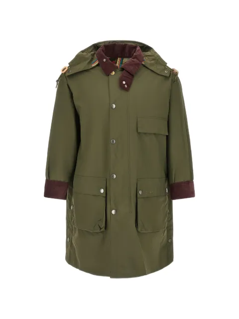 Barbour x Paul Smith corduroy-collar parka