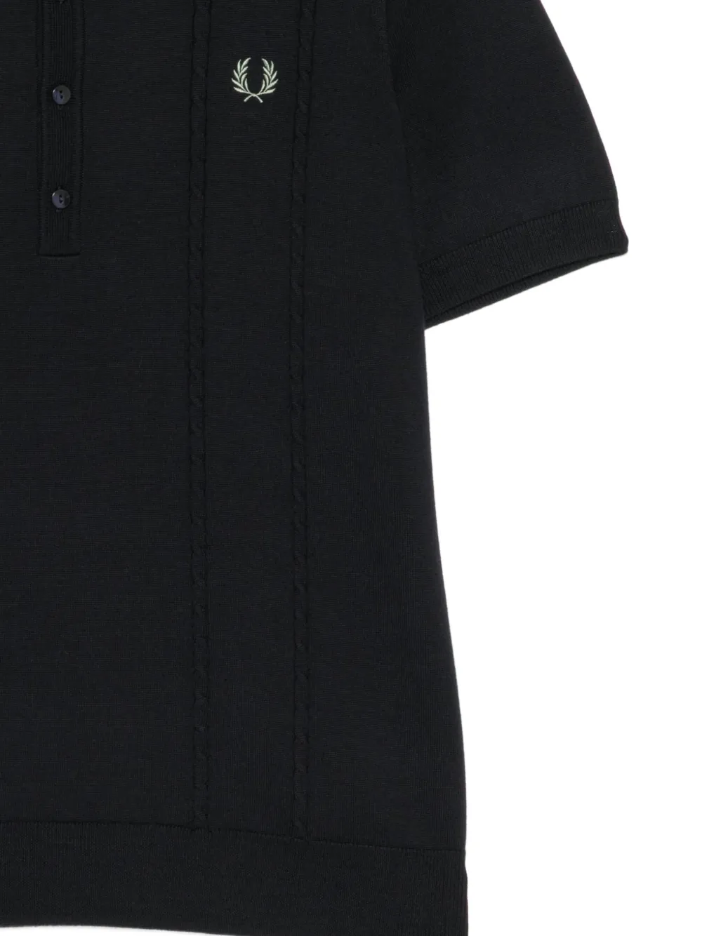 Fred Perry Poloshirt met geborduurd logo Zwart