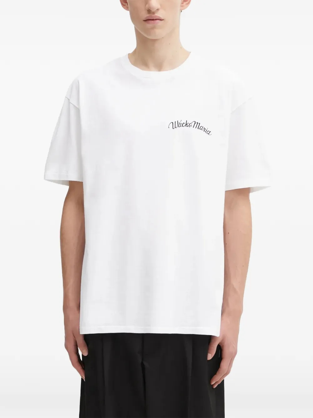 WACKO MARIA logo-print cotton T-shirt - Blanc